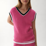 Love Colour Block Short - Peony/White/Black - Apparel