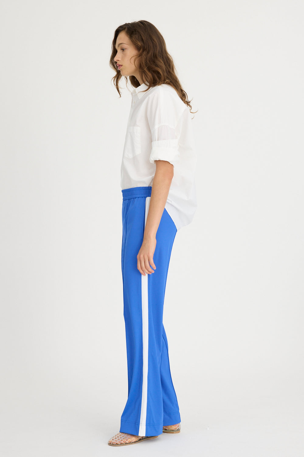 【BAON】[unisex] Melanki side line brushed banding jogger pt JOGGER WITH SIDE BAND