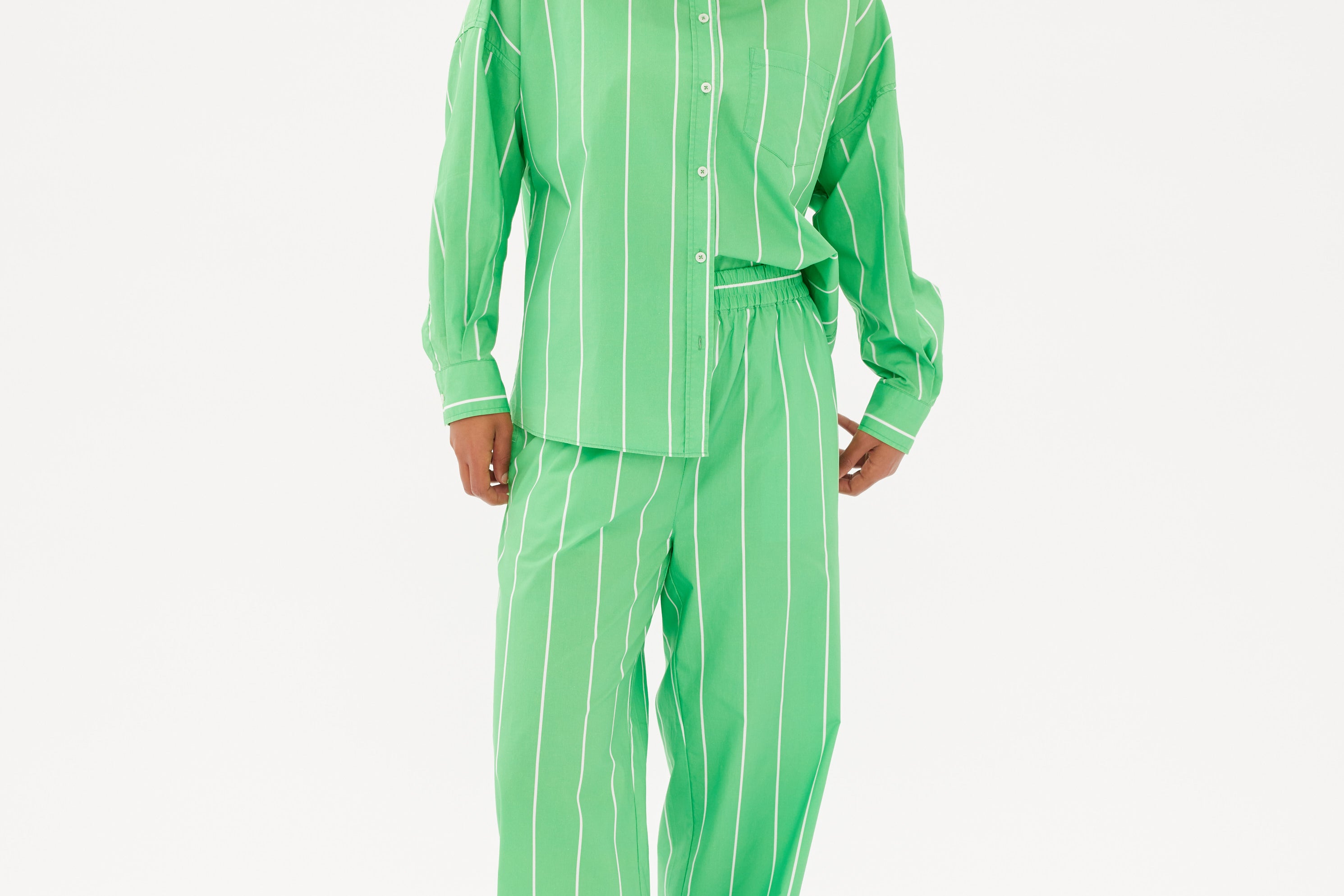 Puerto Pant - Verde/White - Apparel