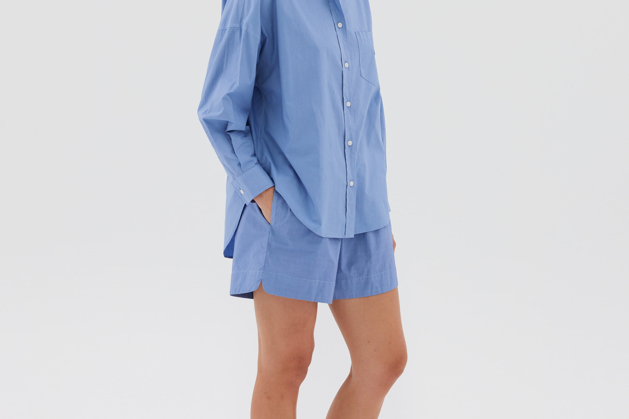 The Chiara Short - Powder Blue - Apparel