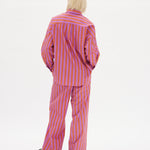 Chiara Shirt Classic Stripe - Fuschia/Rust - Apparel
