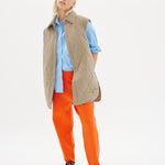 Parker Quilted Vest - Khaki - Apparel
