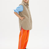 Parker Quilted Vest - Khaki - Apparel