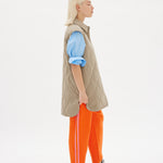 Parker Quilted Vest - Khaki - Apparel