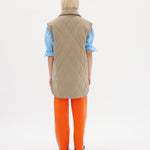 Parker Quilted Vest - Khaki - Apparel