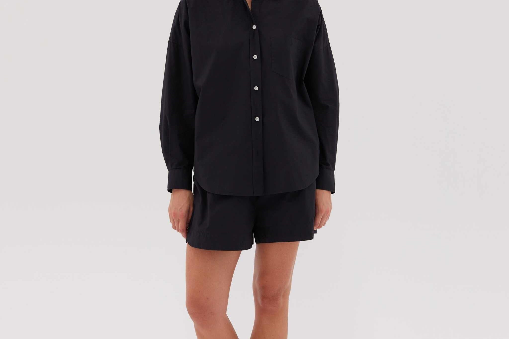 The Chiara Shirt - Black - Apparel