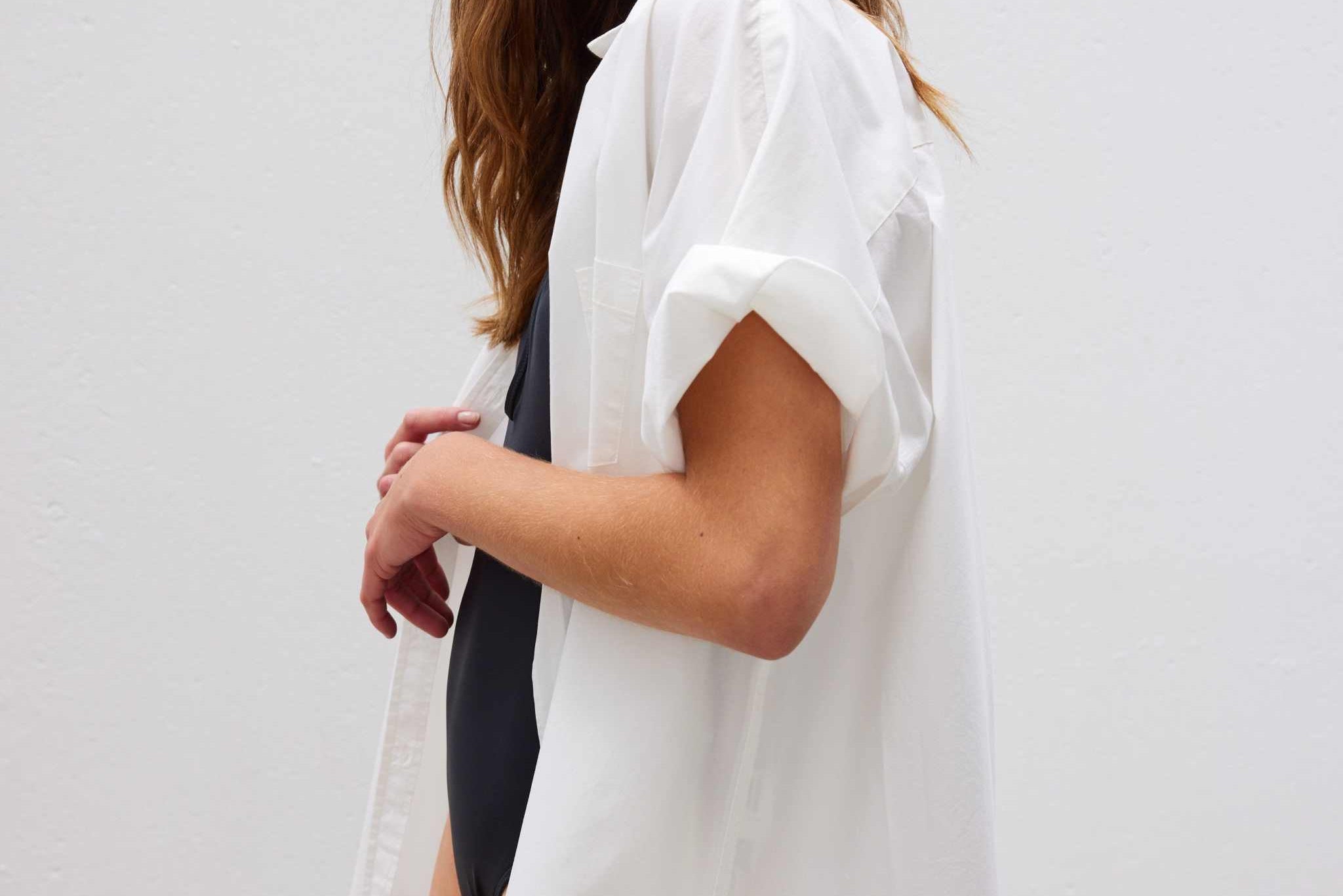 The Chiara Short Sleeve Shirt - White - Apparel