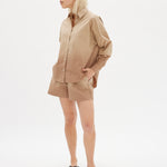 The Dip Dyed Chiara Shorts - Wholegrain - Apparel