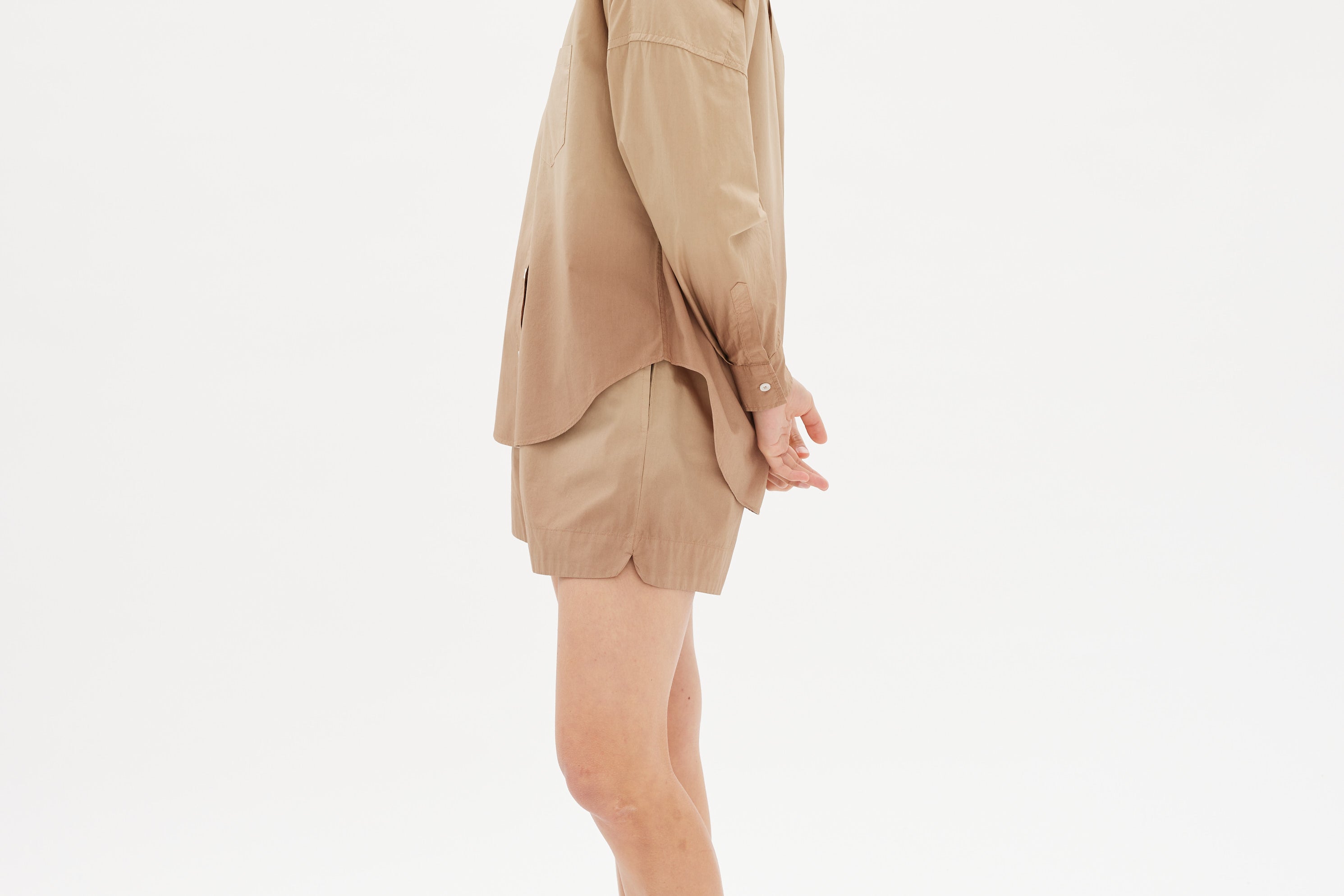 The Dip Dyed Chiara Shorts - Wholegrain - Apparel