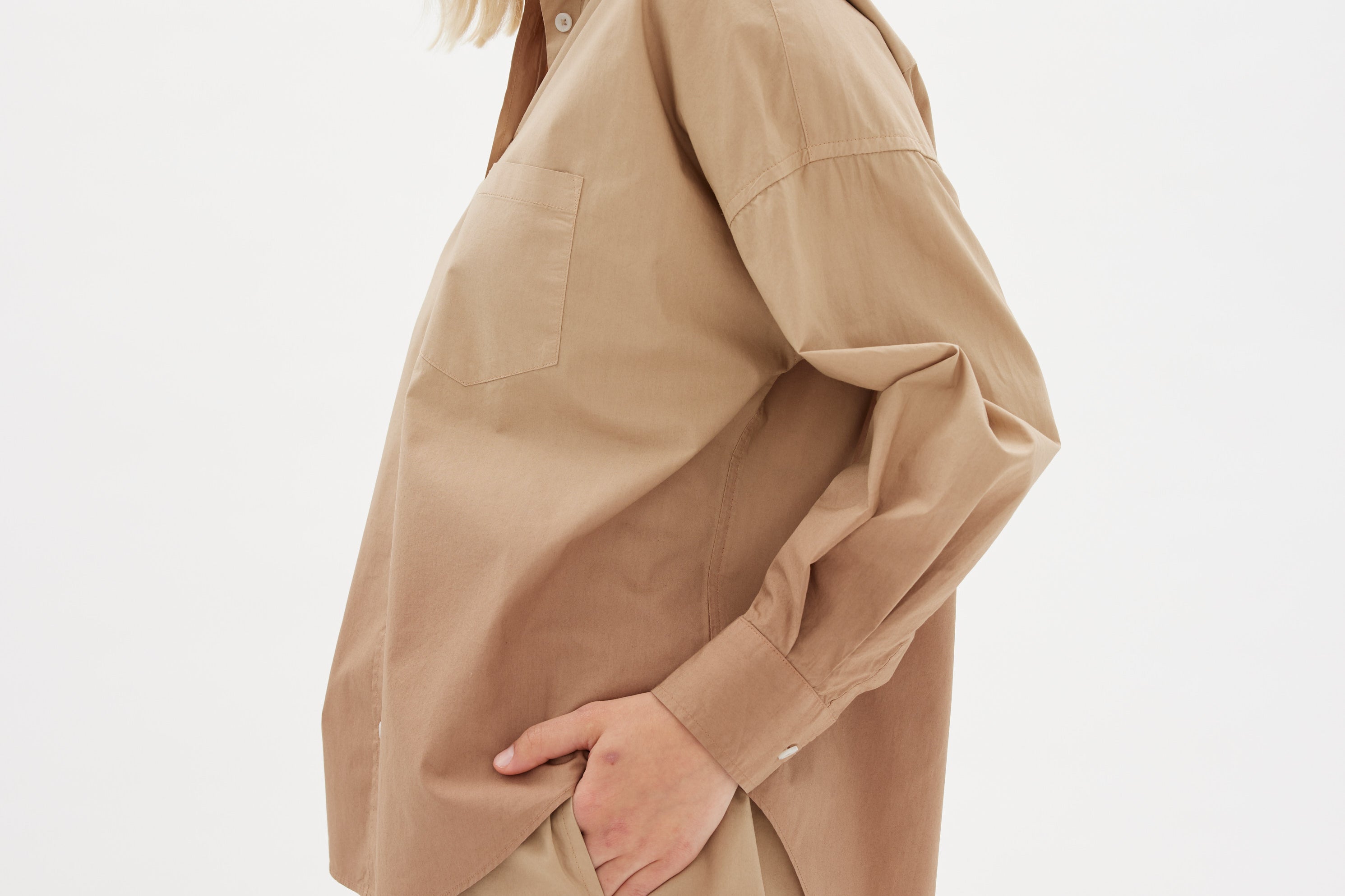 The Dip Dyed Chiara Shorts - Wholegrain - Apparel