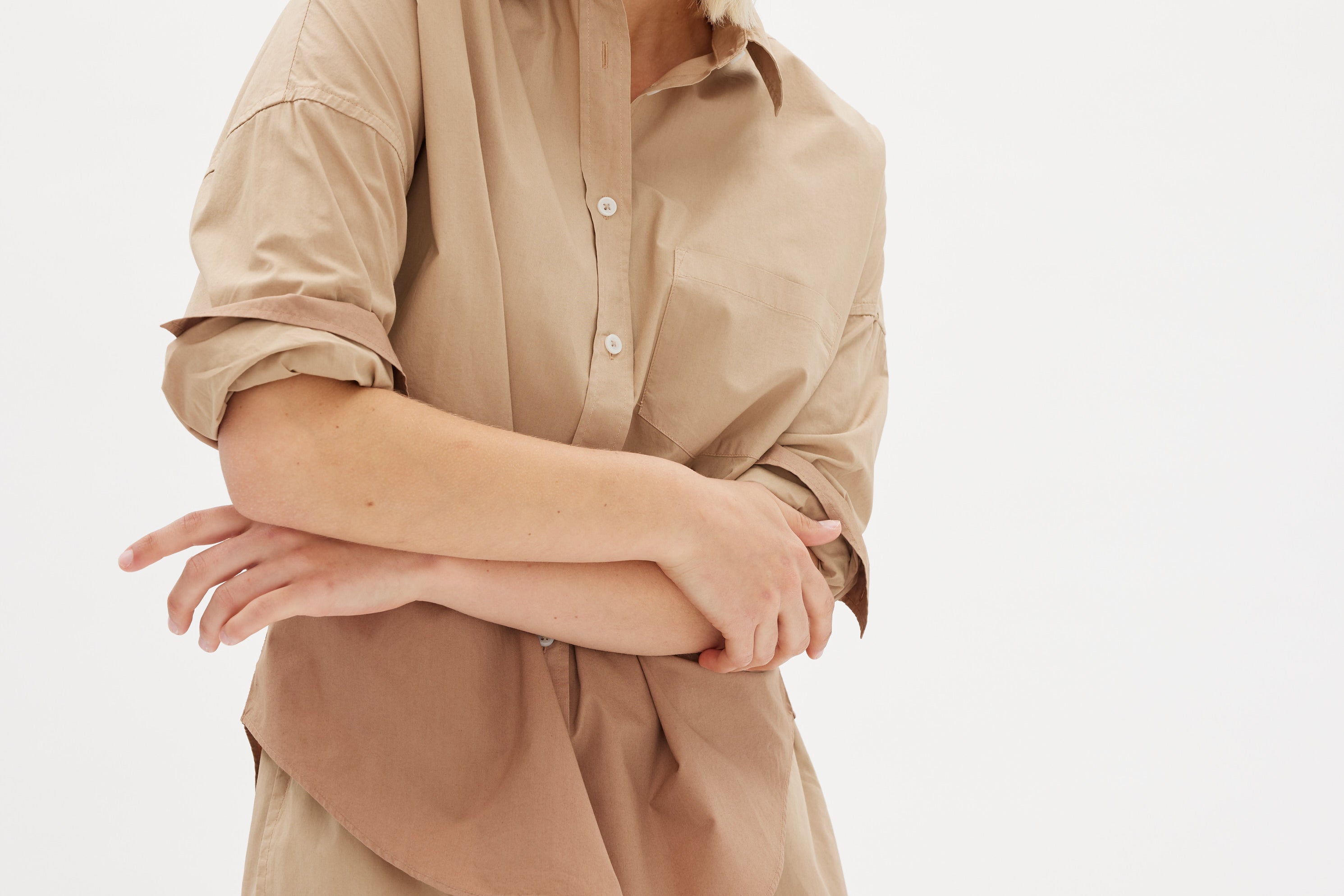 The Dip Dyed Chiara Shorts - Wholegrain - Apparel