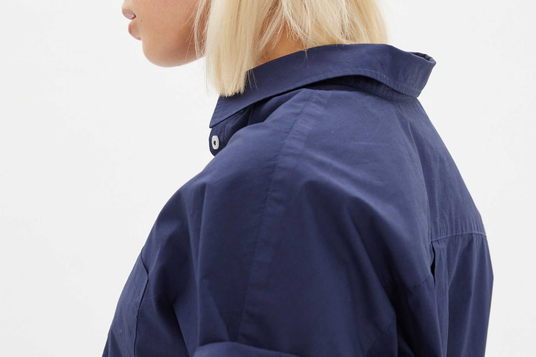 The Chiara Short Sleeve Shirt - Navy - Apparel