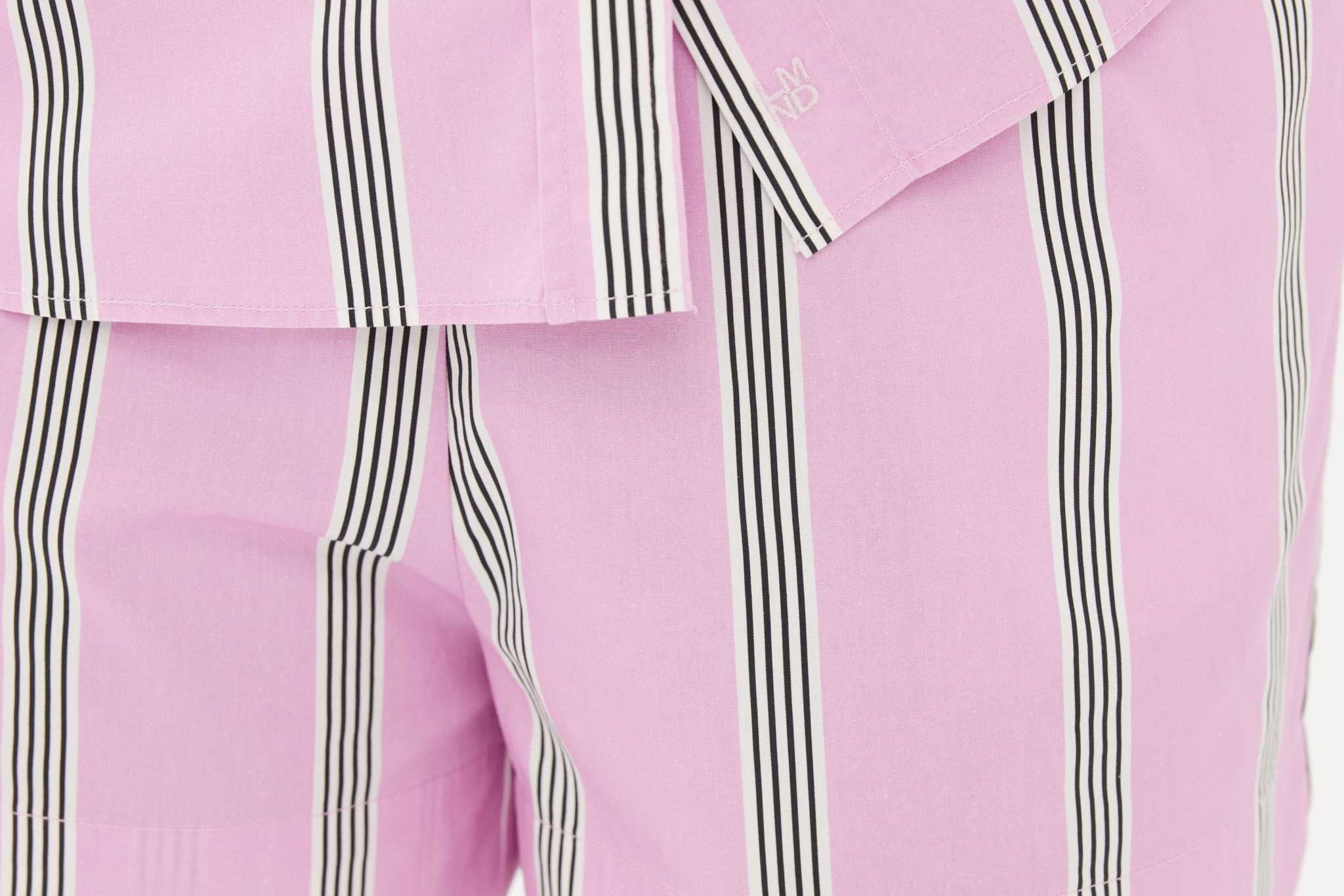Chiara Shorts - Striped Pink/White/Black - Apparel