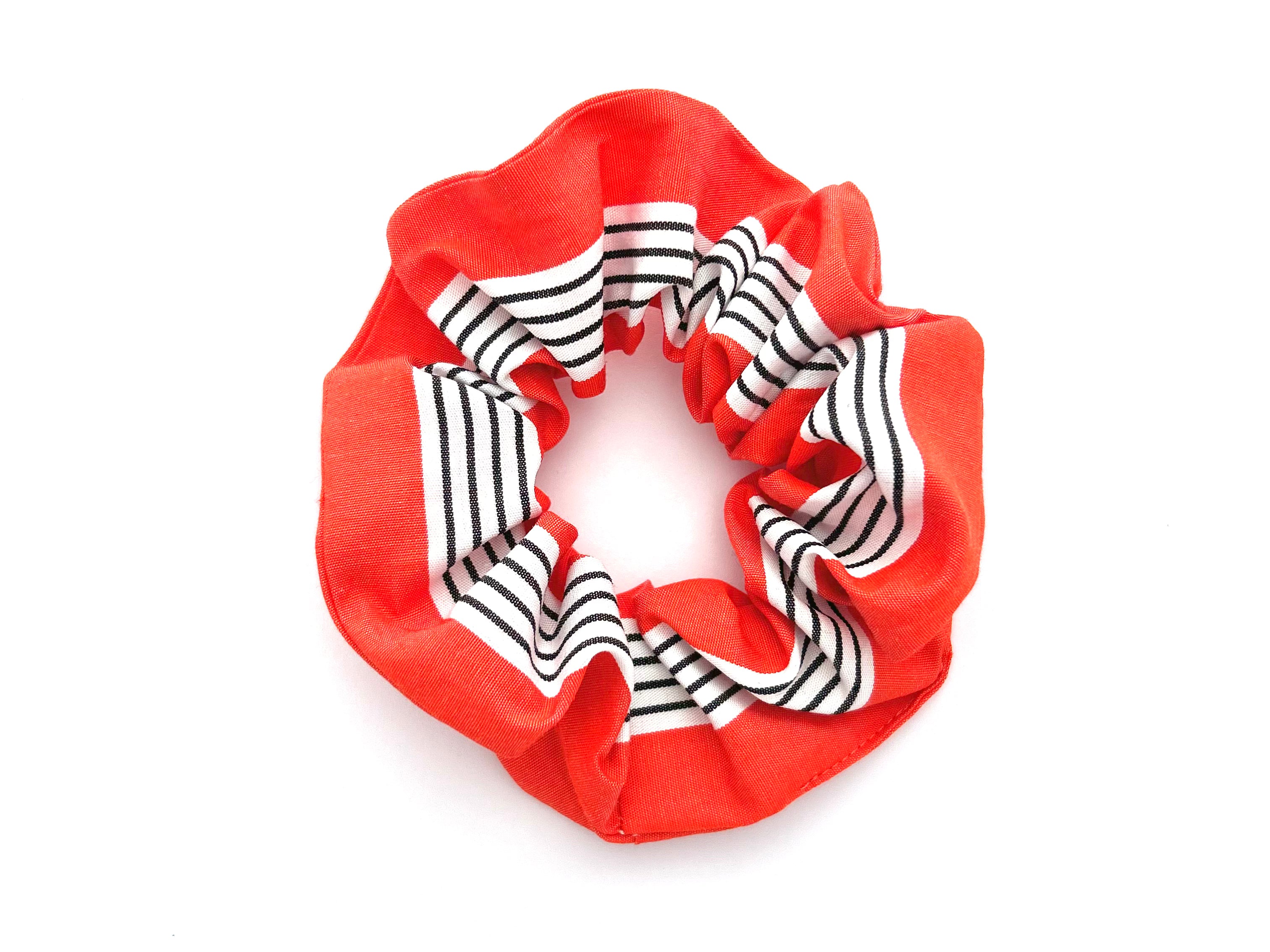 The LMND Scrunchie - Grenadine/White/Black - OSFA