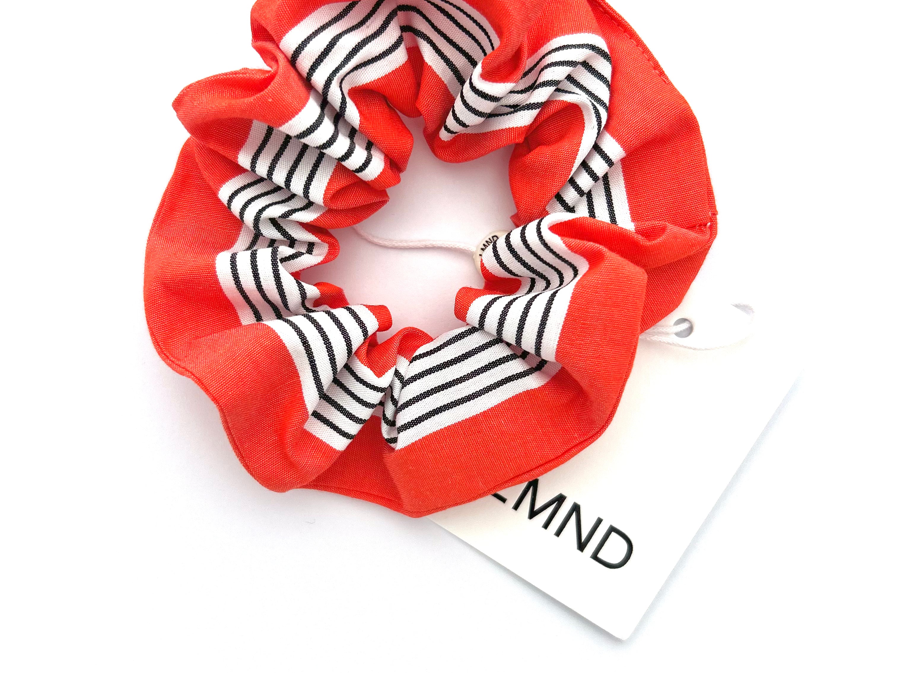 The LMND Scrunchie - Grenadine/White/Black - OSFA