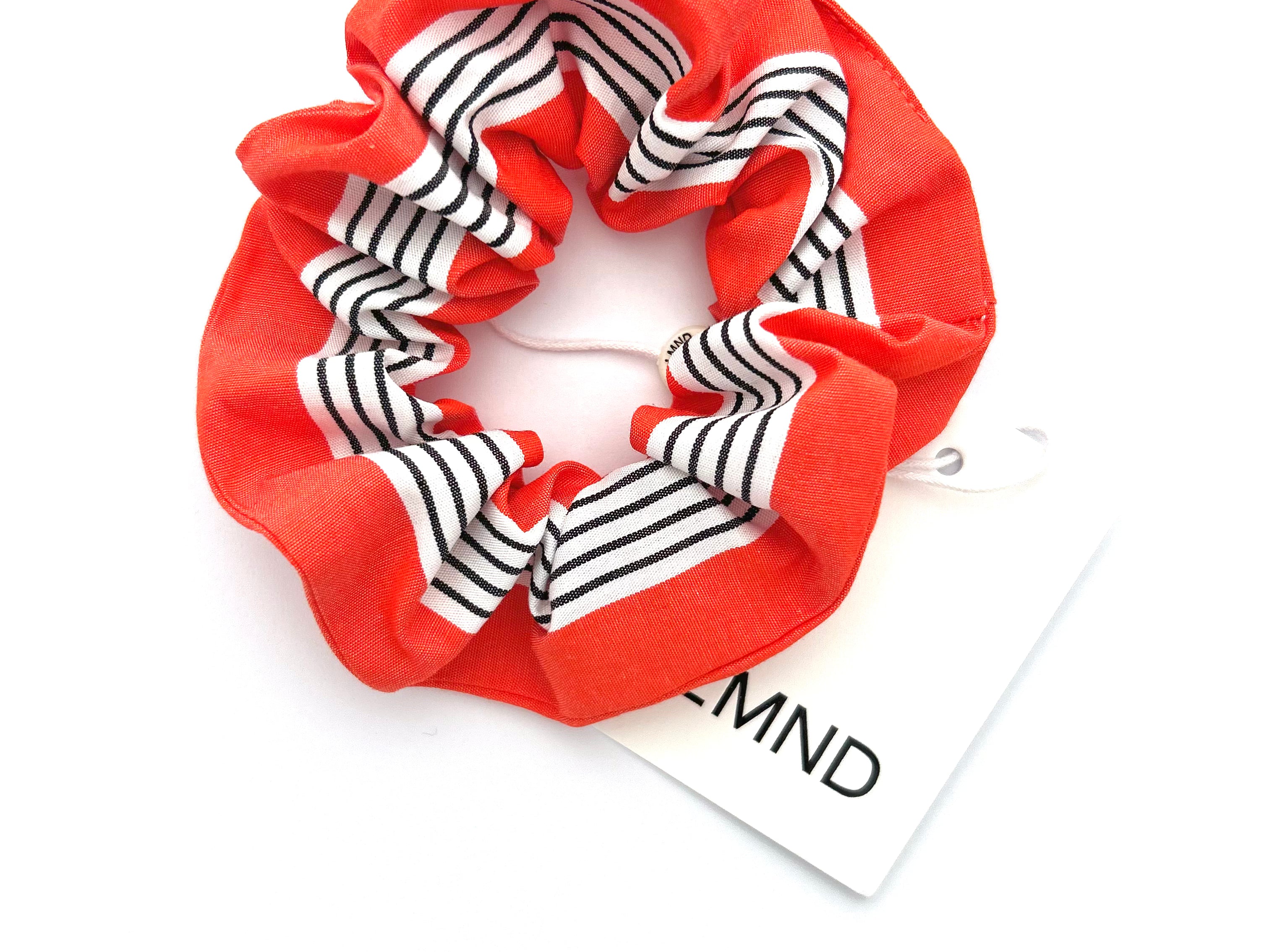 The LMND Scrunchie - Grenadine/White/Black - OSFA