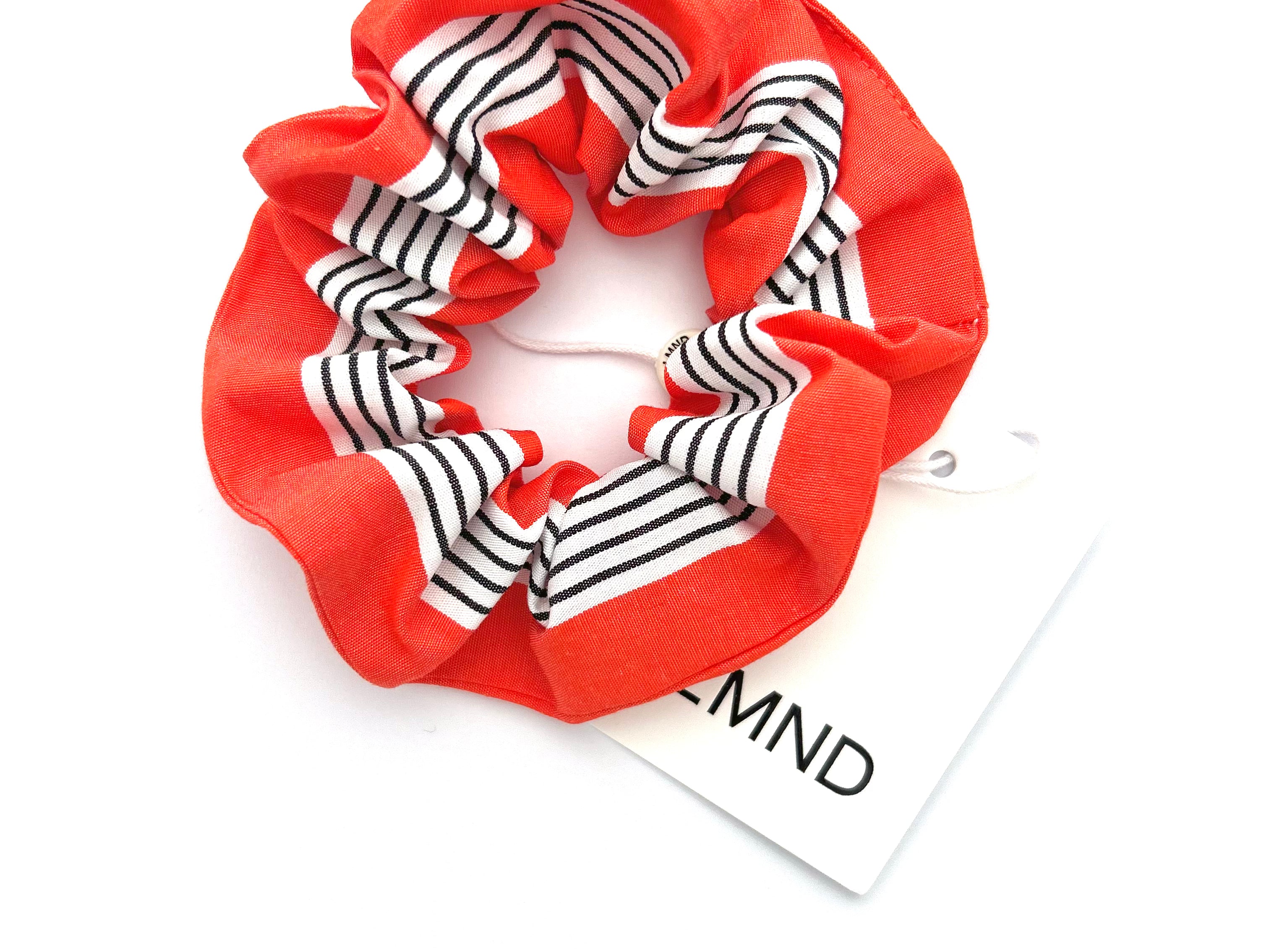 The LMND Scrunchie - Grenadine/White/Black - OSFA