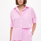 Women’s Rose Glow cotton shorts with elastic waistband and side pockets