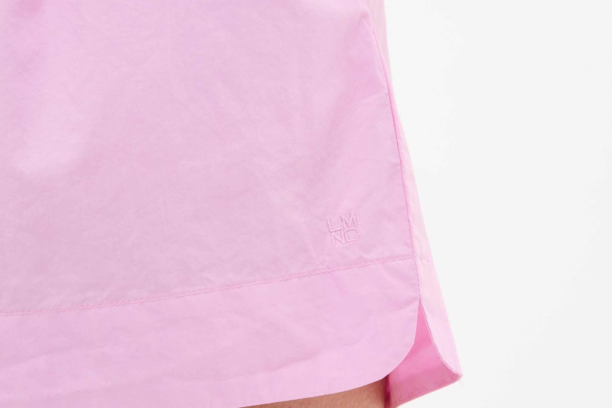 Rose Glow Chiara cotton shorts with elastic waistband and side pockets