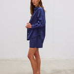 The Chiara Shirt - Navy - Apparel