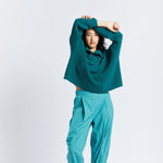 The Chiara Soft Pants - Sea - Apparel