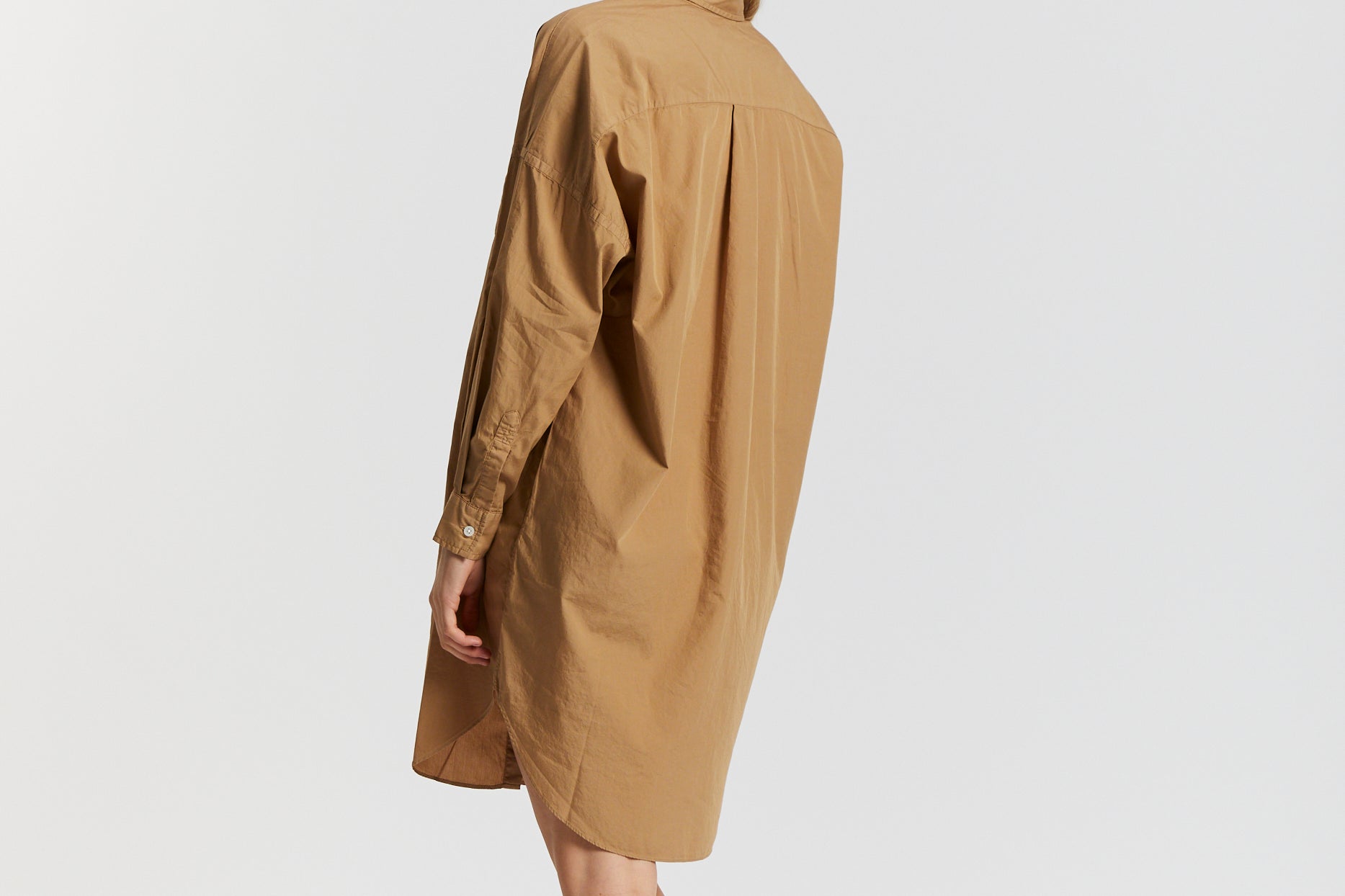 The Chiara Shirt Dress - Toffee - Apparel