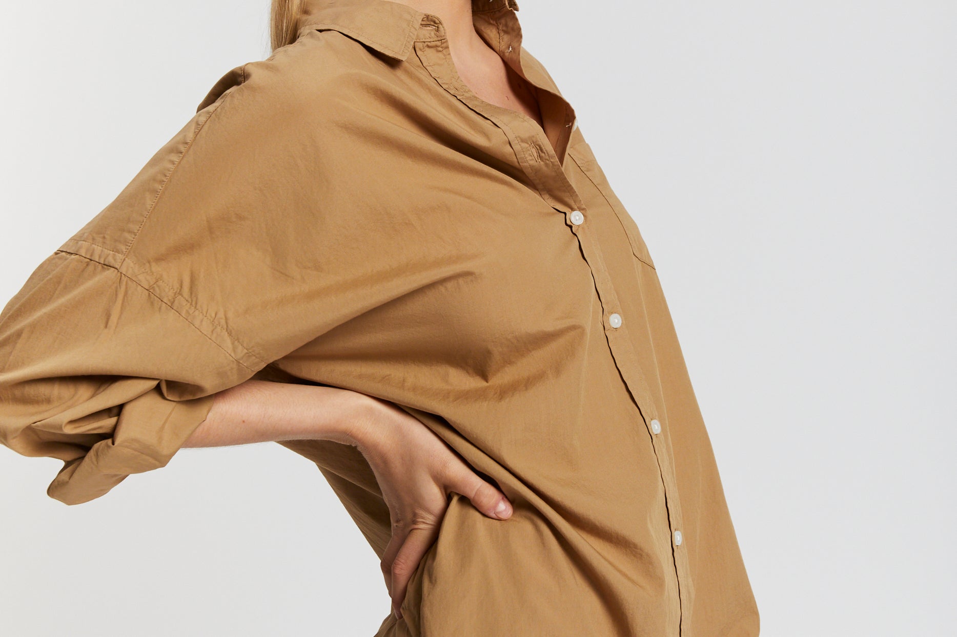 The Chiara Shirt Dress - Toffee - Apparel