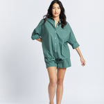 The Chiara Short - Smoke Pine - Apparel