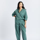 The Chiara Soft Pants - Smoke Pine - Apparel