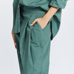 The Chiara Soft Pants - Smoke Pine - Apparel