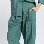 The Chiara Soft Pants - Smoke Pine - Apparel