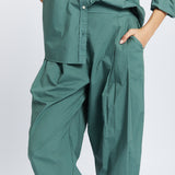 The Chiara Soft Pants - Smoke Pine - Apparel