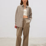 Bahia Cotton Pants - Khaki - Apparel