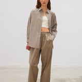 Bahia Cotton Pants - Khaki - Apparel