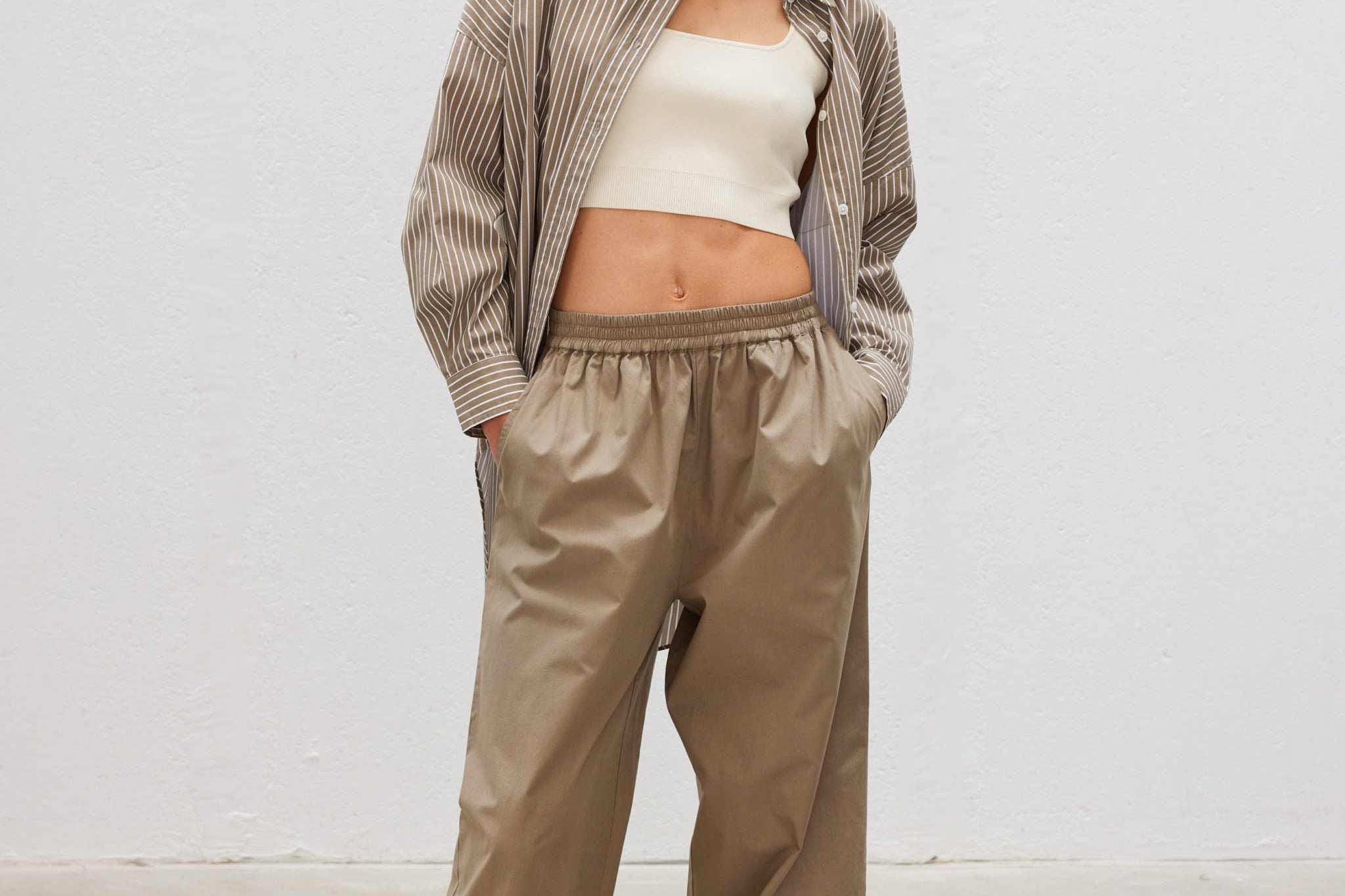 Bahia Cotton Pants - Khaki - Apparel