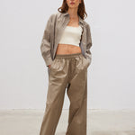 Bahia Cotton Pants - Khaki - Apparel