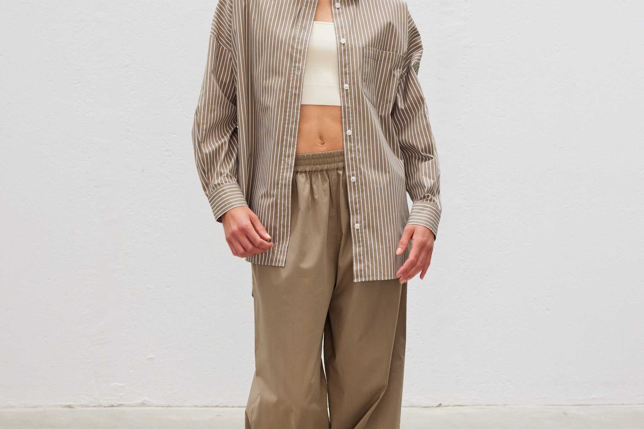 Bahia Cotton Pants - Khaki - Apparel