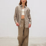 Bahia Cotton Pants - Khaki - Apparel