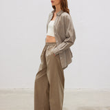Bahia Cotton Pants - Khaki - Apparel