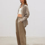 Bahia Cotton Pants - Khaki - Apparel