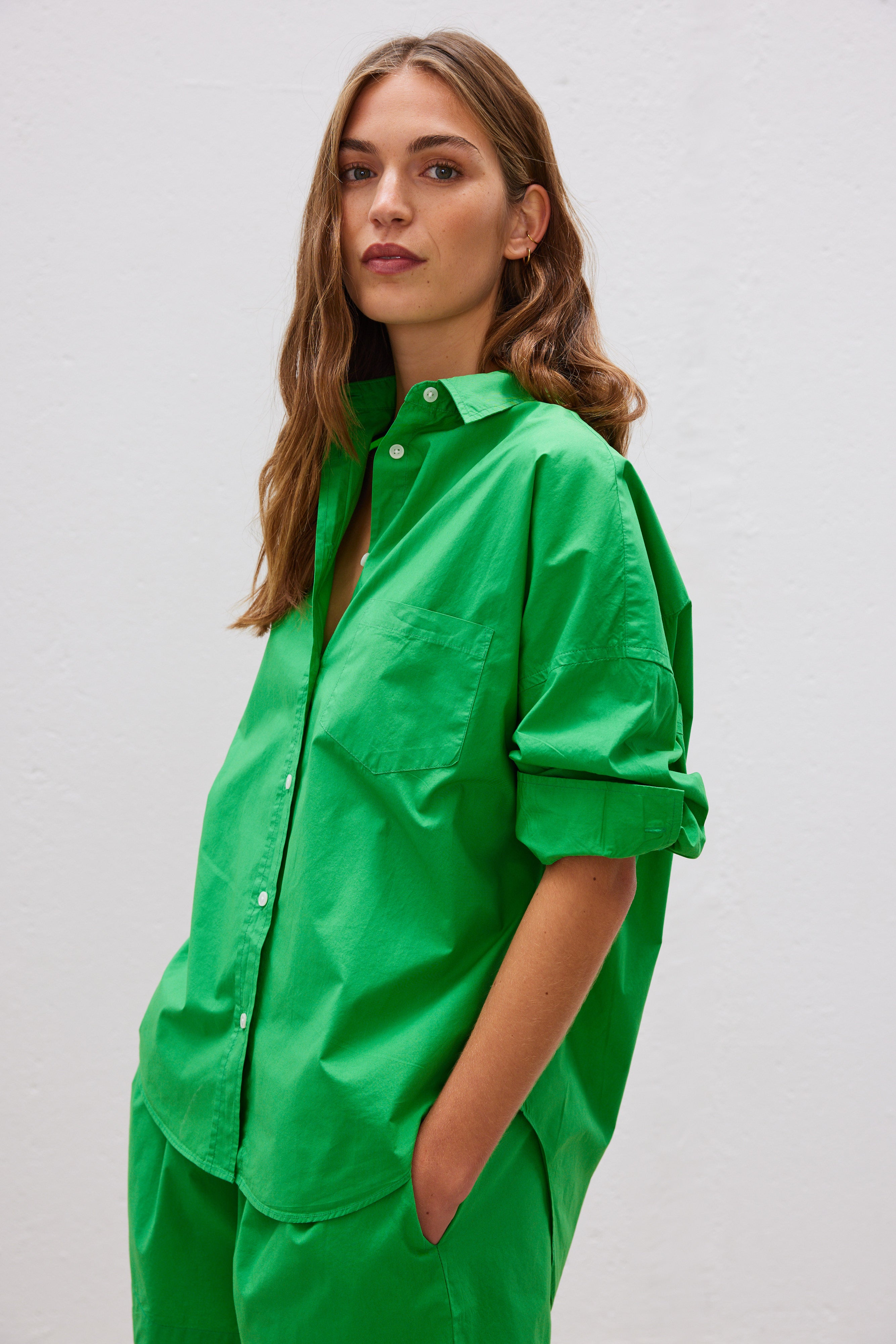 The Chiara Shirt - Verde – LMND