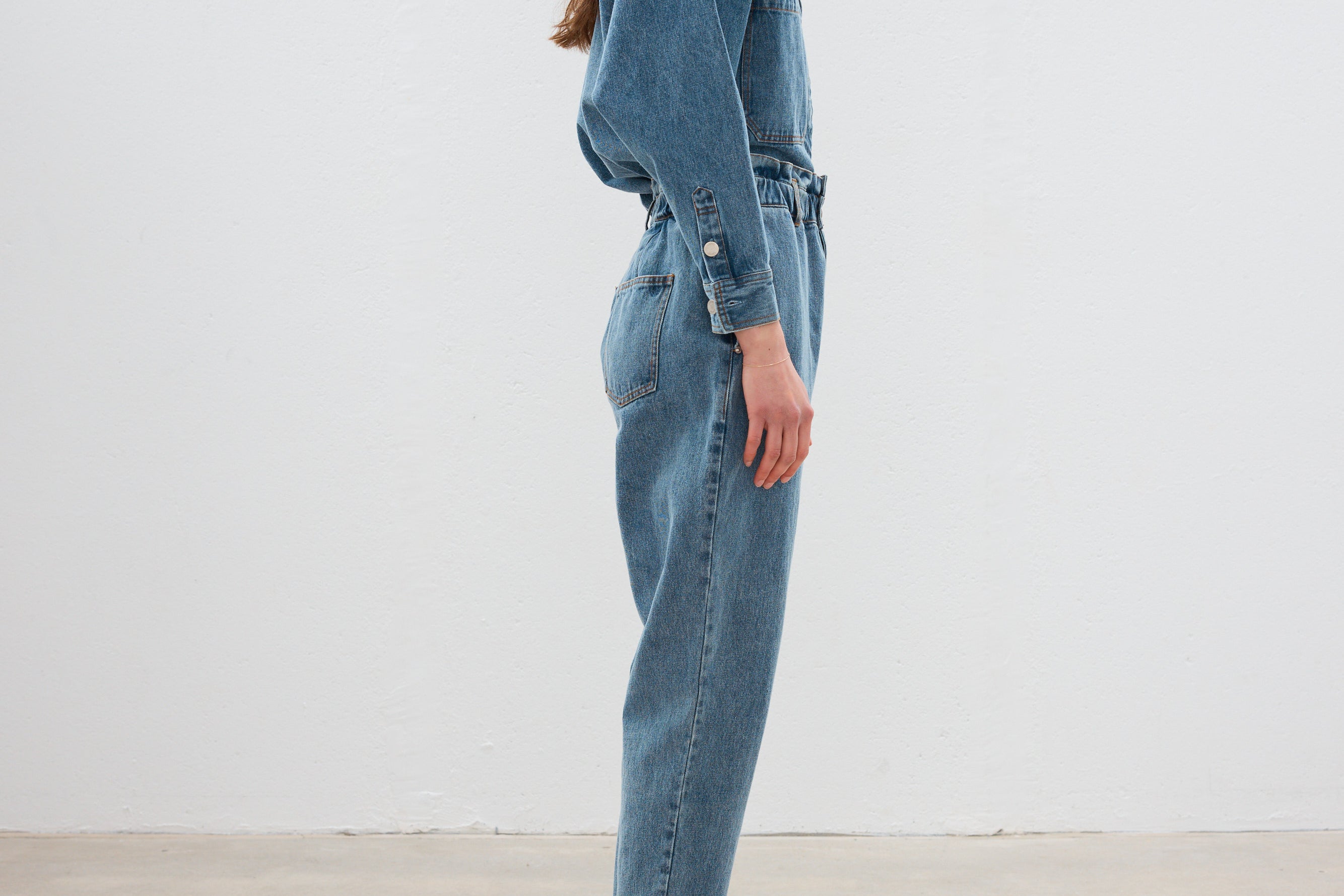 Diaz Denim Pants - Blue Wash - Apparel