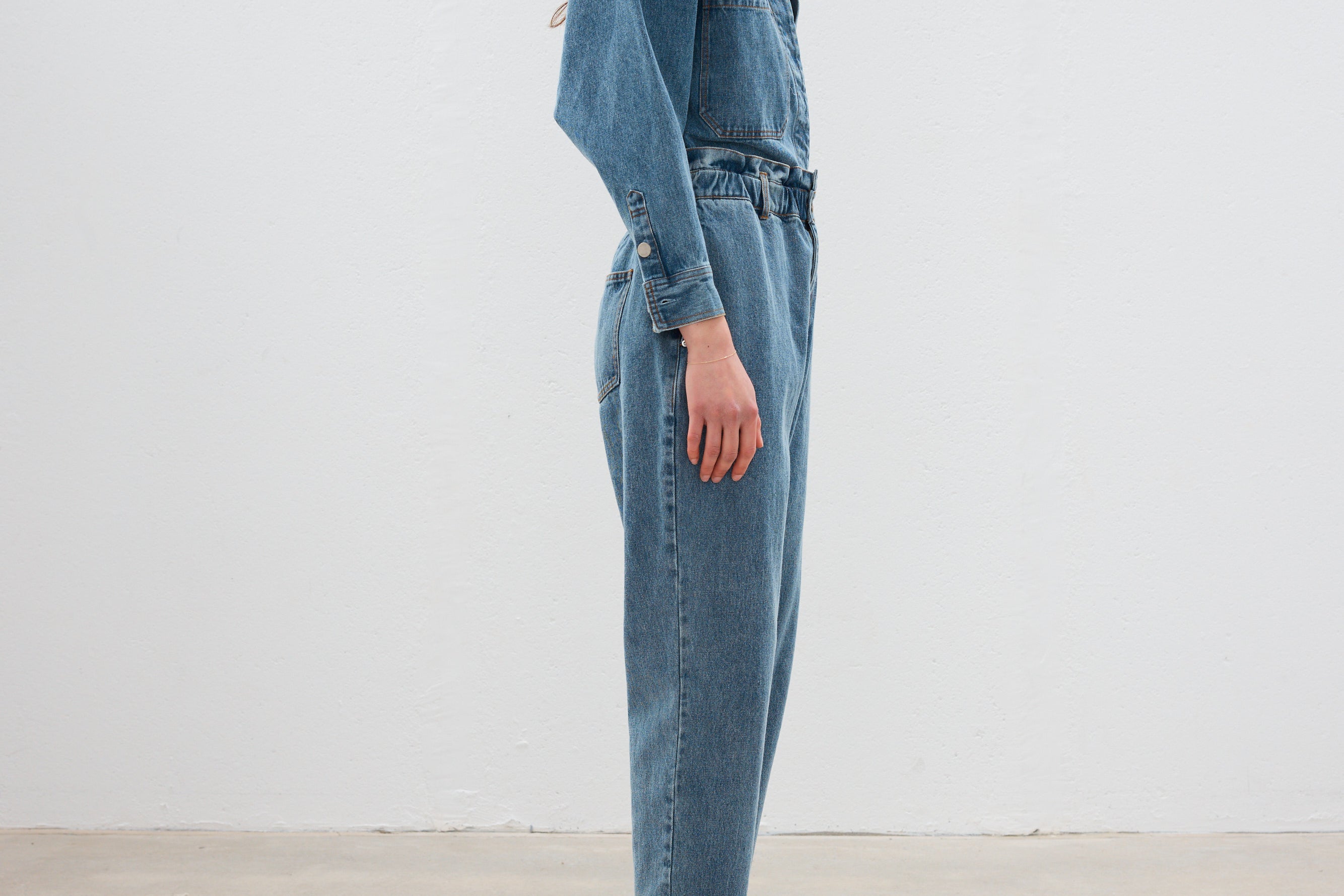 Diaz Denim Pants - Blue Wash - Apparel