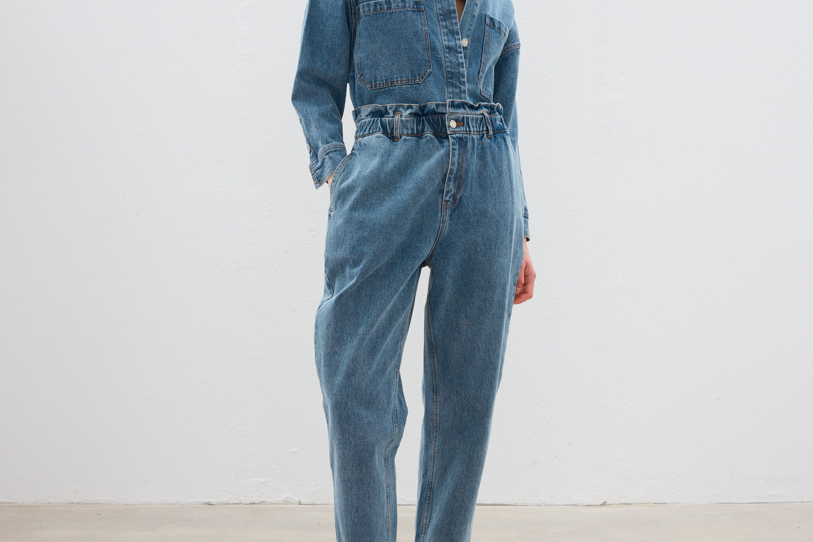 Diaz Denim Pants - Blue Wash - Apparel