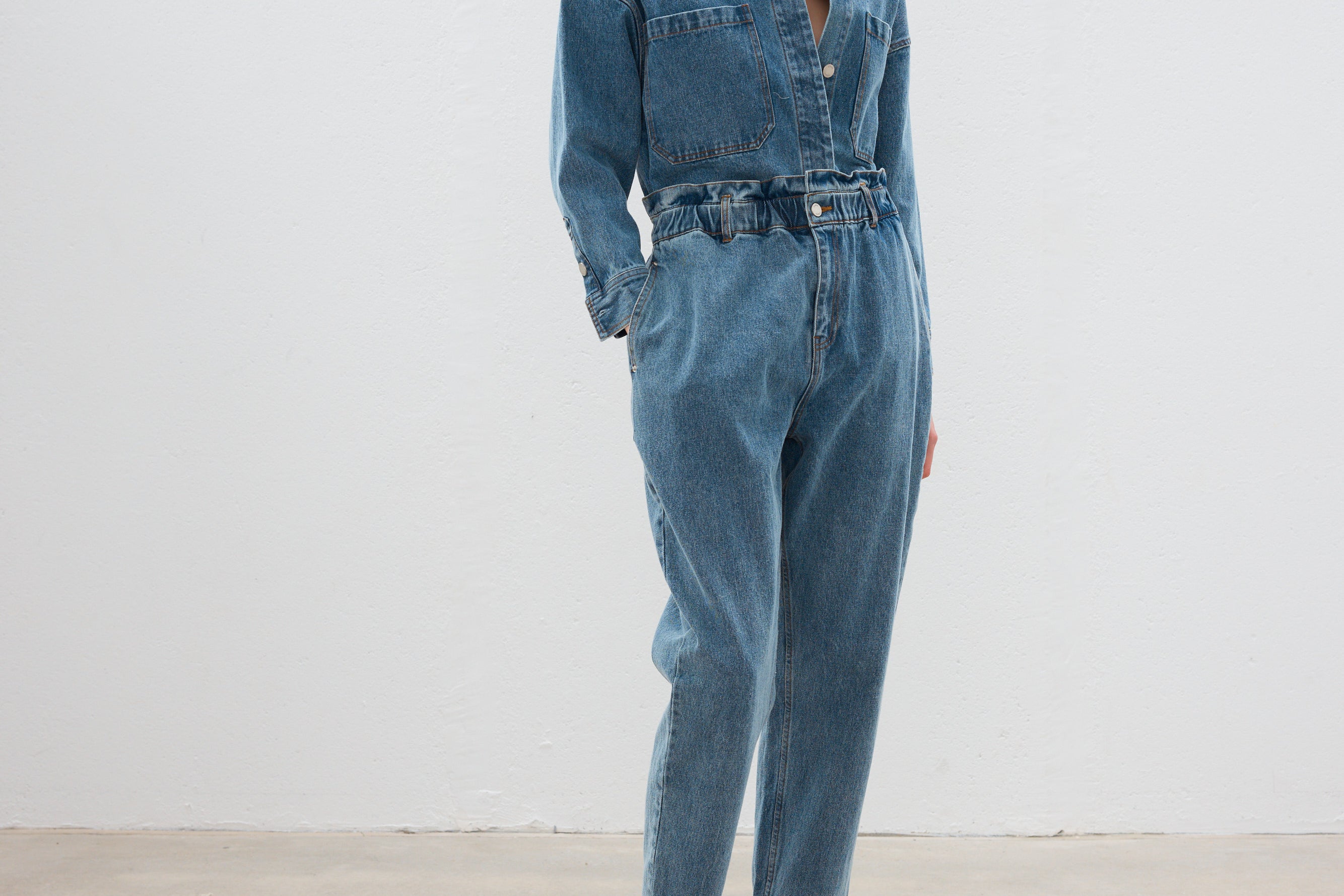 Diaz Denim Pants - Blue Wash - Apparel