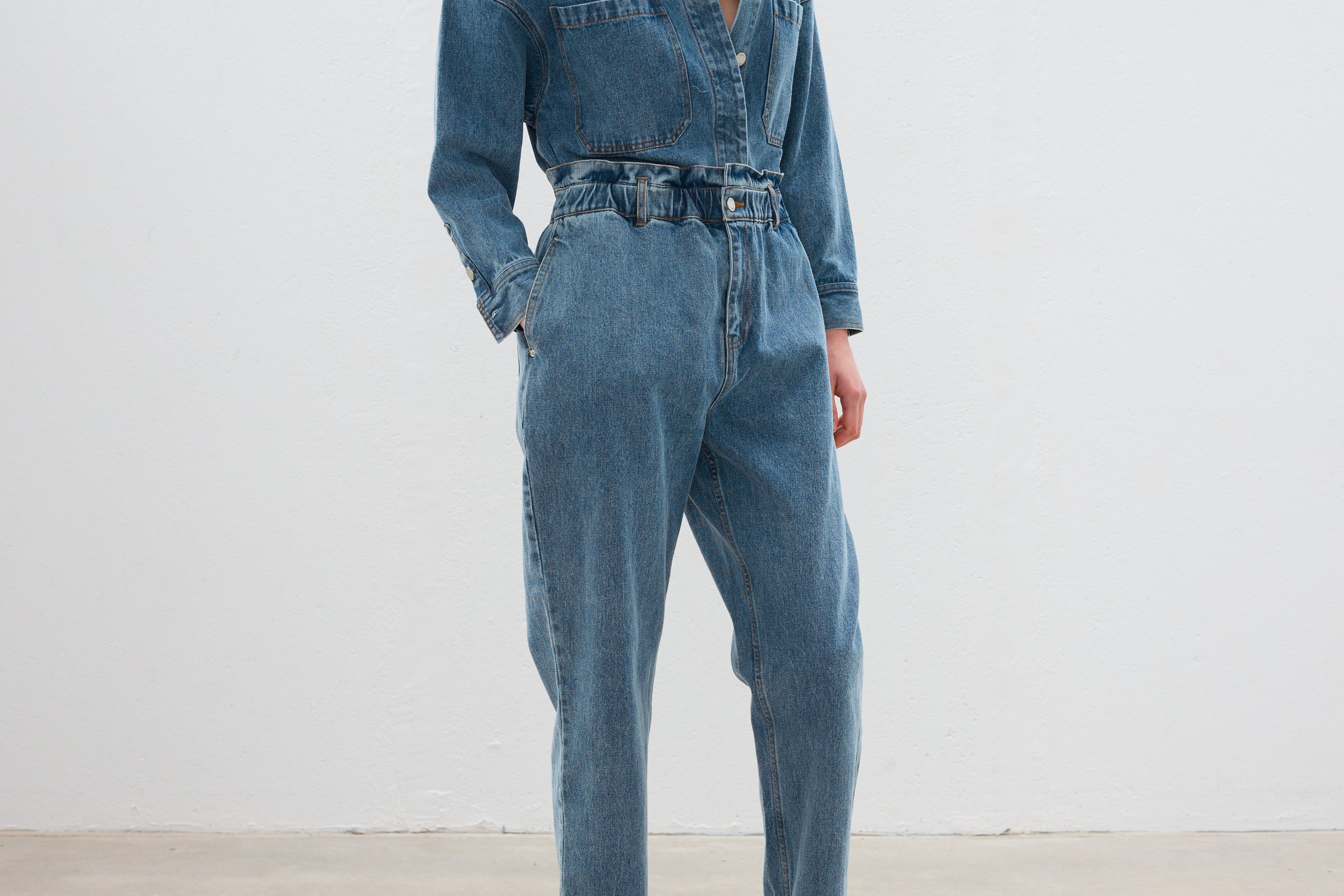 Diaz Denim Pants - Blue Wash - Apparel